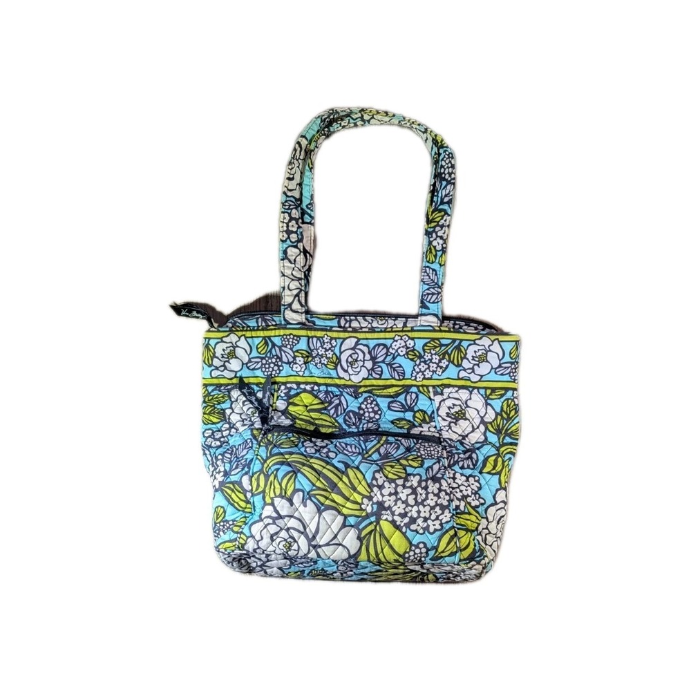 Vera Bradley "Island Blooms" Sweet Pleat Tote Bag - Like New Over Night Flowers